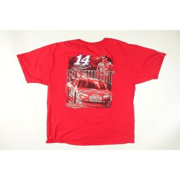 Tony Stewart NASCAR Red Double Sided T-Shirt Chase Authentics Sz 2X - Picture 2 of 6